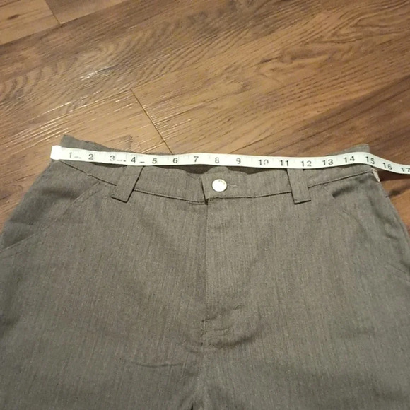 Emory Park Grey Wide Straight Leg High Waisted Work Wear Carpenter Trousers A38 - Picture 3 of 6